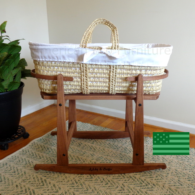 Addy & Sage Rocking Moses Basket Stand